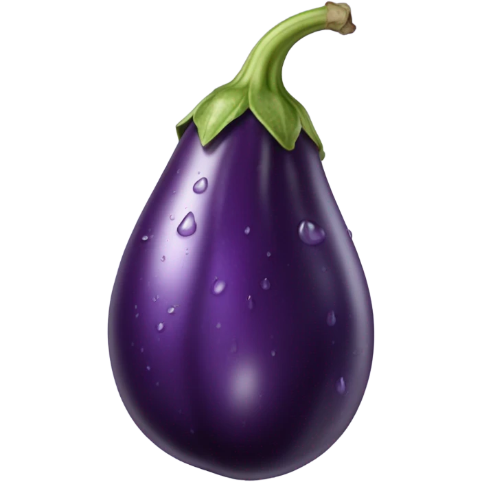 Wet eggplant emoji