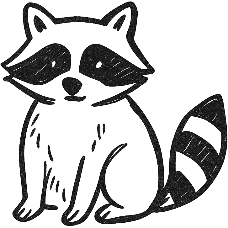 raccoon emoji