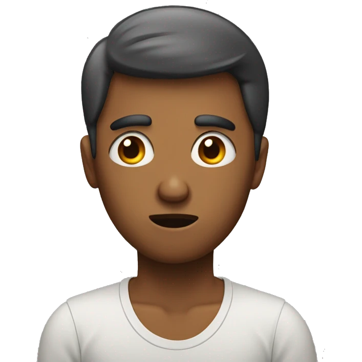 Person visibly annoyed and with someone’s lack of responding emoji