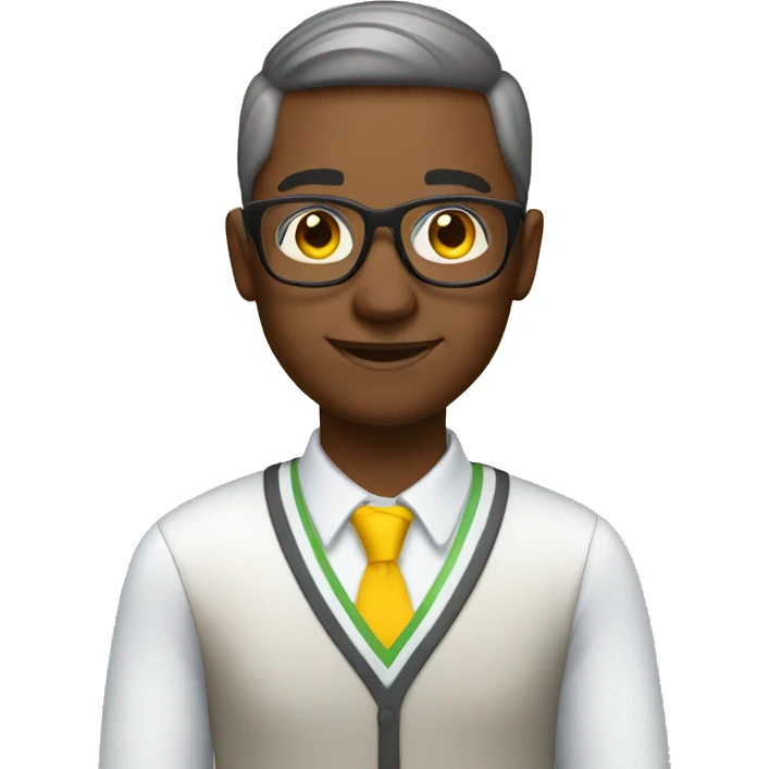 teacher in the summer emoji