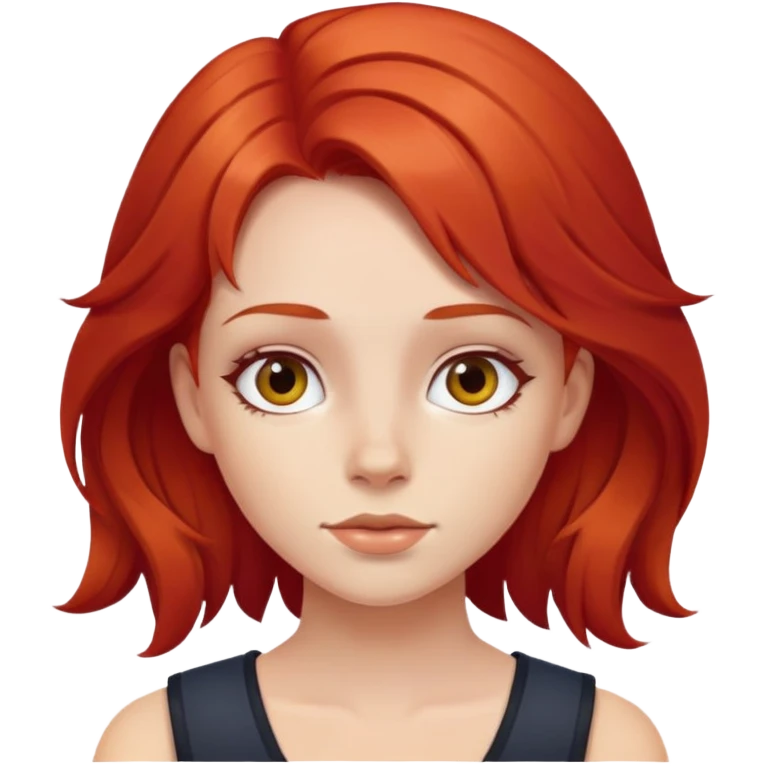 Girl with red hair  emoji