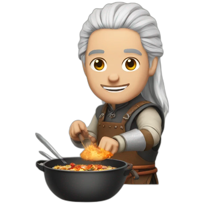 The witcher cooking emoji