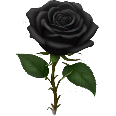 black rose emoji