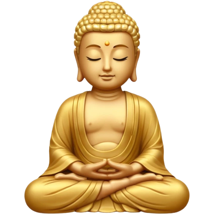 Buddha emoji in meditation emoji