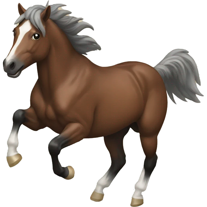 bucking horse emoji