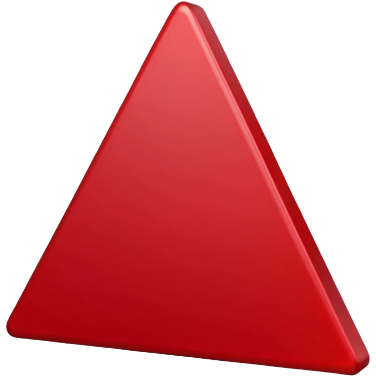red triangle emoji