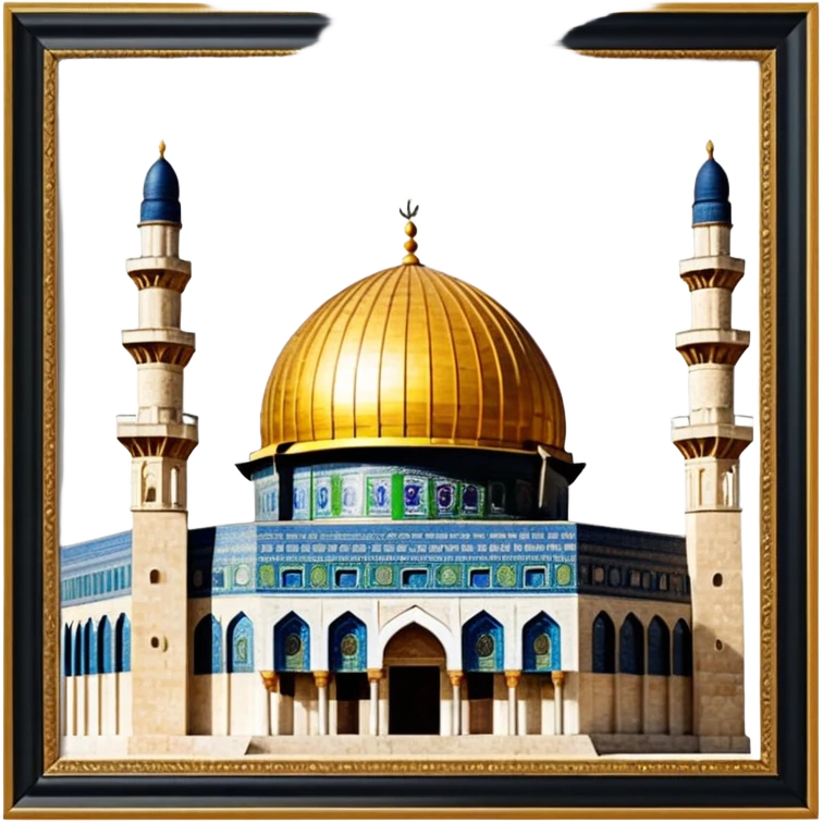 Dome of the rock, Palestine emoji