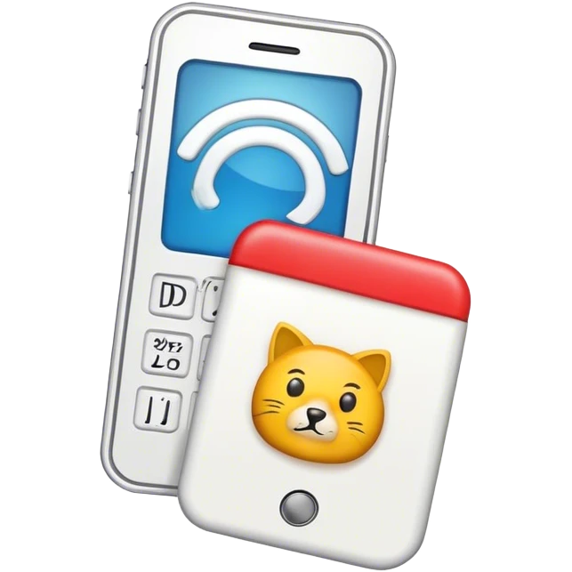 a mobile phone holding up a ‘do not disturb’ sign emoji