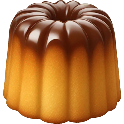 Canelé no hole emoji