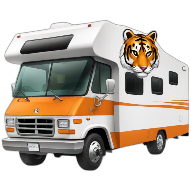 Clemson-tiger-driving-a-class-a-rv emoji