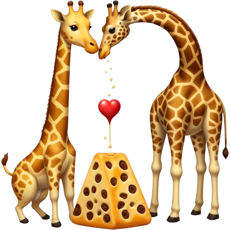 Dog playing perudo with a giraffe emoji