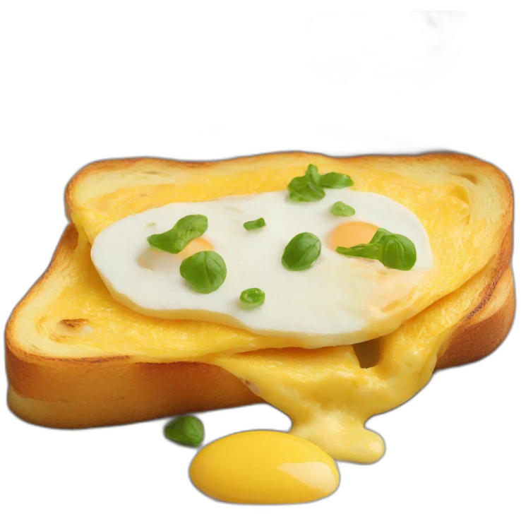 Omelette toast emoji