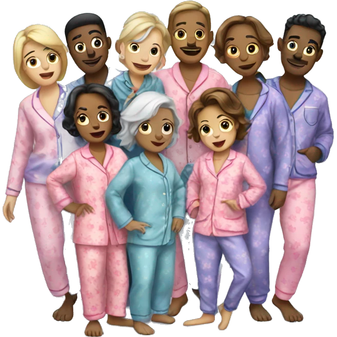 Pajama party emoji
