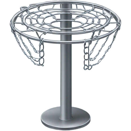 Disc golf basket emoji