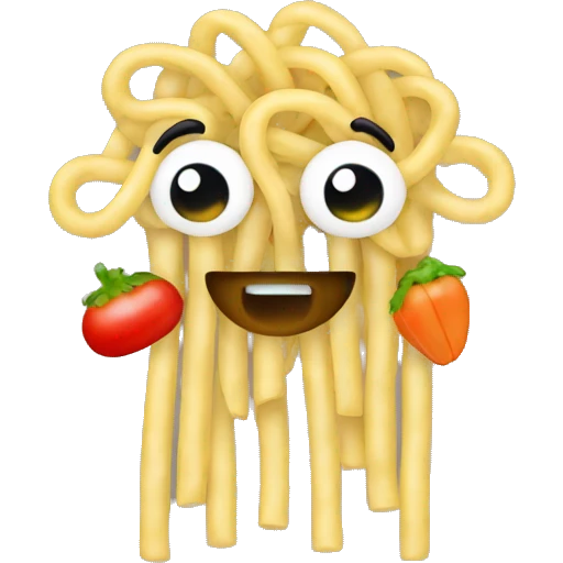 noodles with vegetables emoji