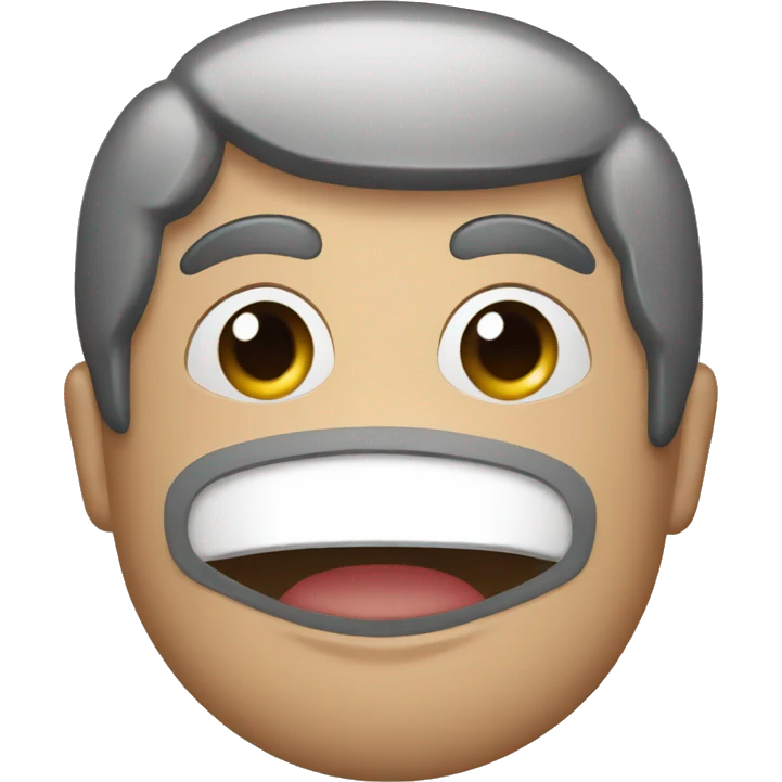 Kar maskesi takan adam emoji