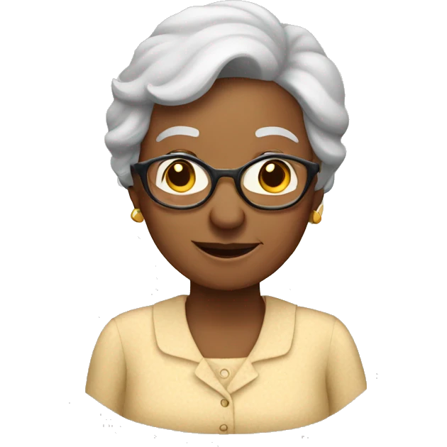 grandma and grandpa  emoji