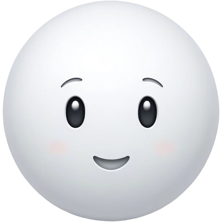 white ball emoji