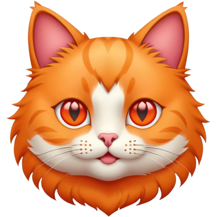 cat with heart eyes and “Wow” face emoji