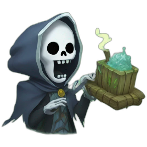 the lich adventure time emoji