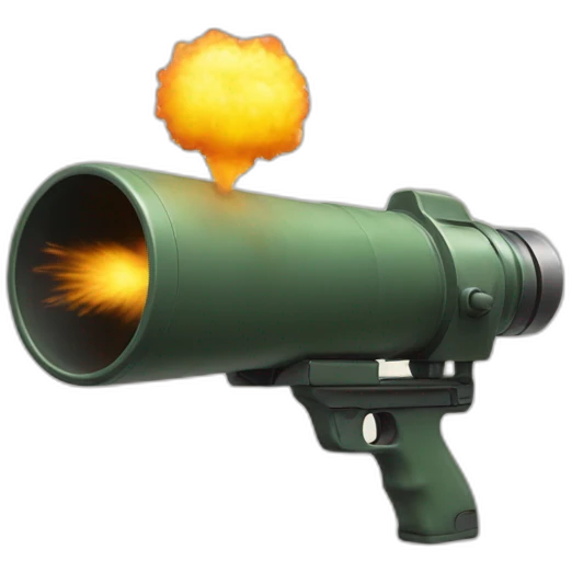 Cat firing bazooka emoji
