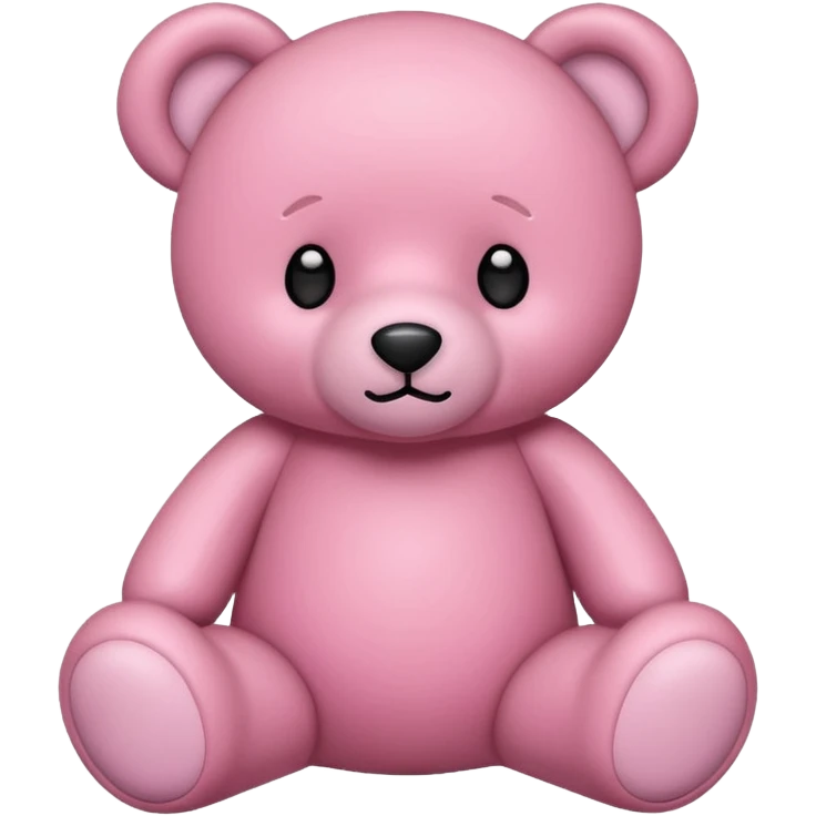 Pink bear emoji