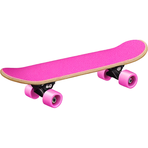 pink skateboard emoji