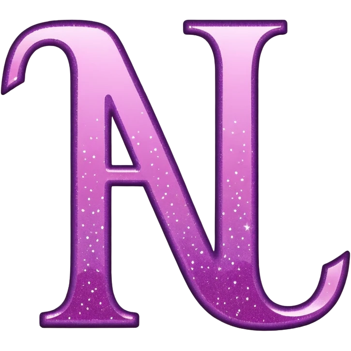 The word beautiful with glitter emoji