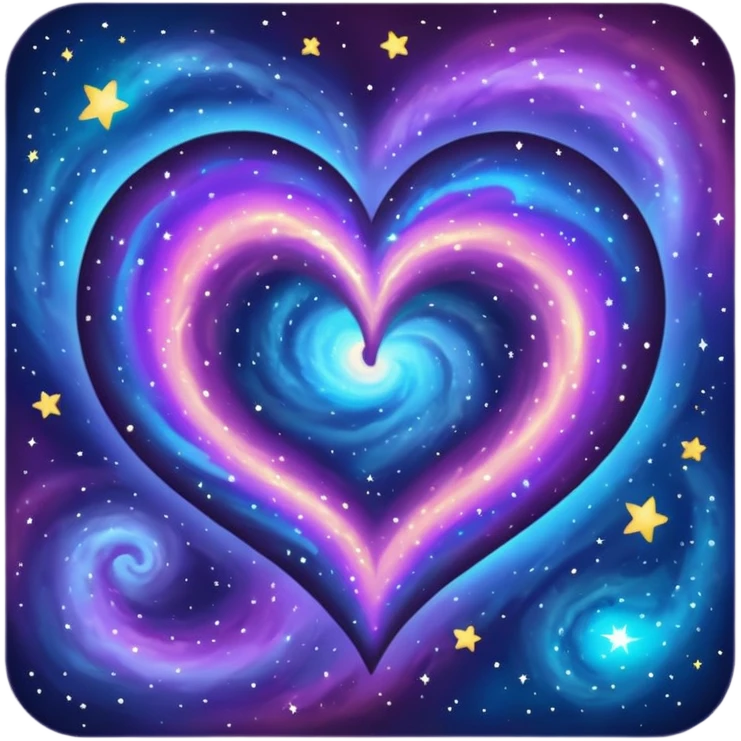 galaxy heart  emoji