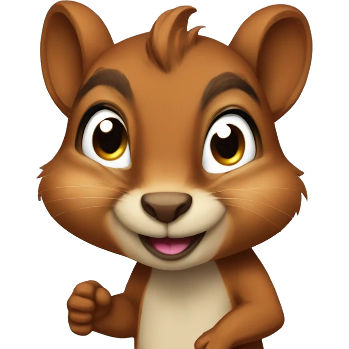 Sassy squirrel  emoji