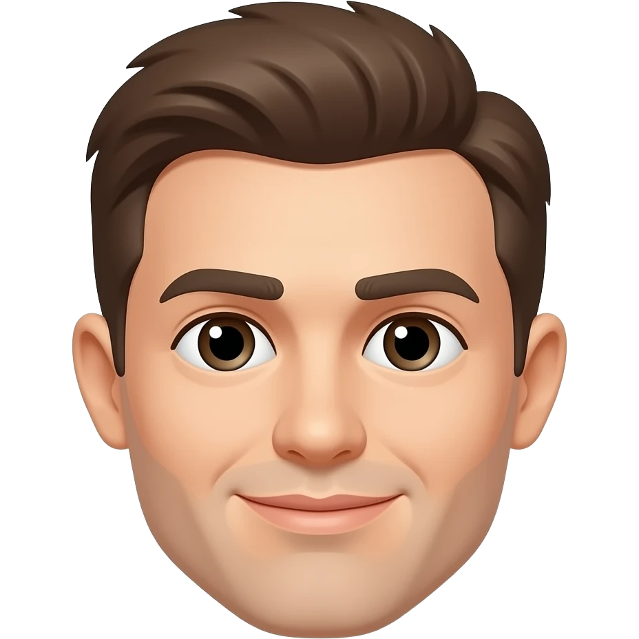 give it no nose and eyebrows for a more simillar look and make it more cartoon like emoji