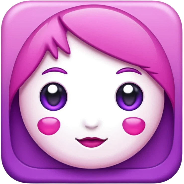 Purple pink and white hearts  background  emoji