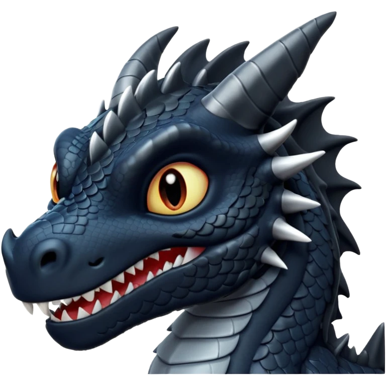 Un dragón furia nocturna emoji