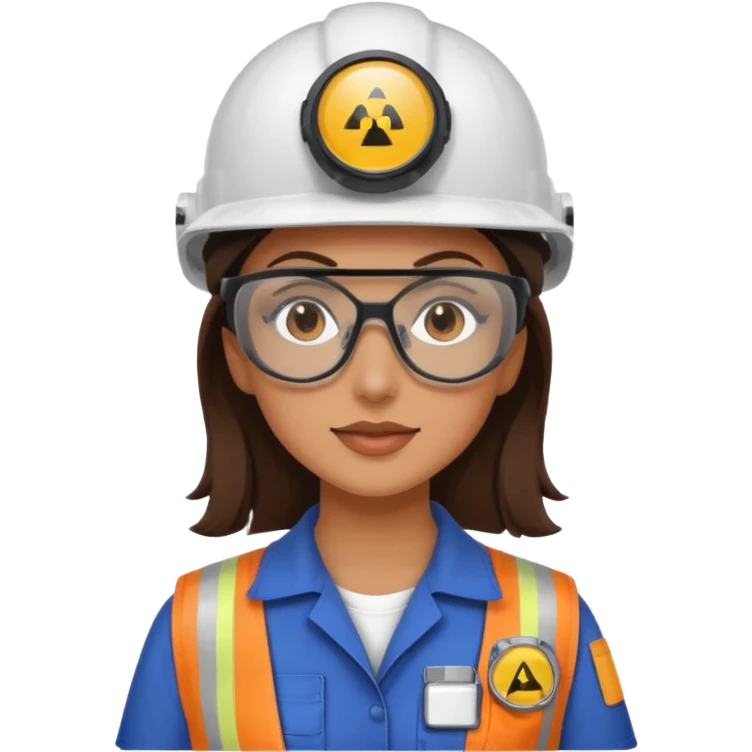 opérateur contrôle non destructif féminin brune emoji