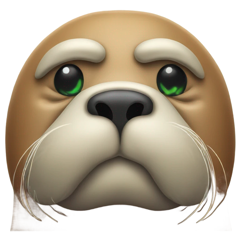 Walrus with lasers  emoji