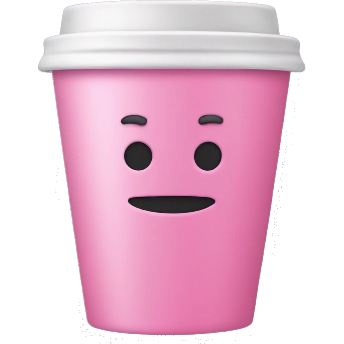 Pink cup emoji