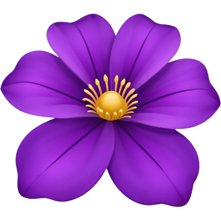 Purple flower emoji