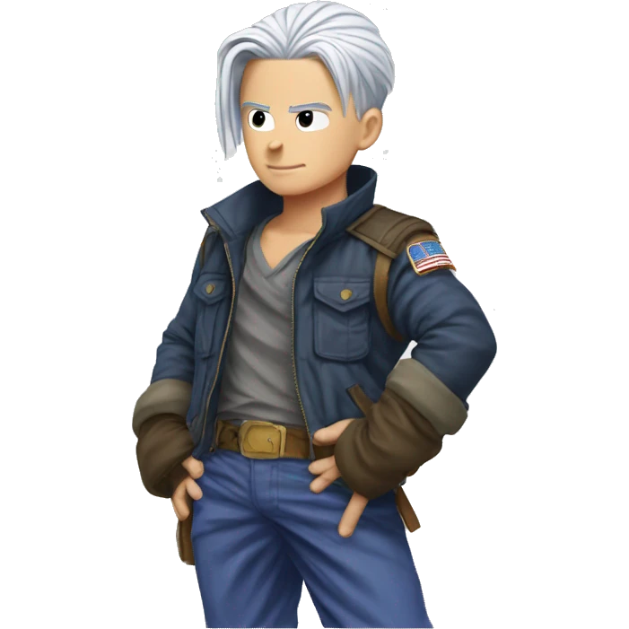 Future trunks being a goose emoji