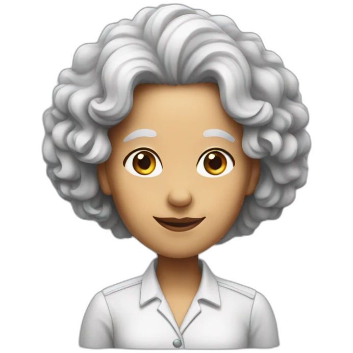 einstein woman emoji