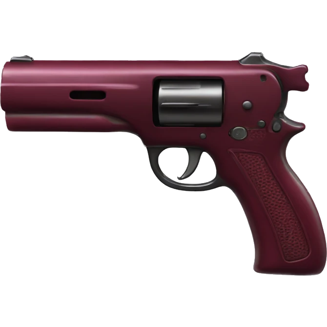 fancy burgundy long gun emoji
