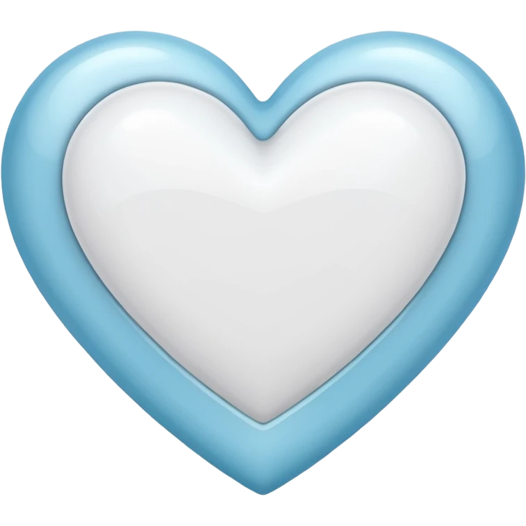 White heart emoji