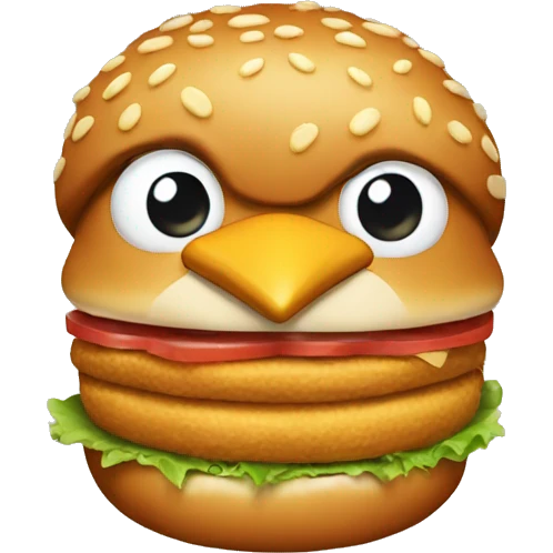 Chicken bigmac emoji