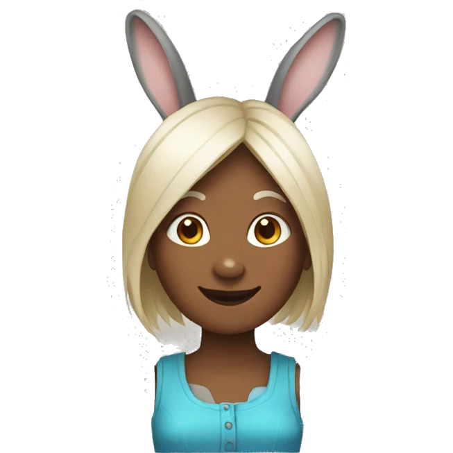 rabbit woman emoji
