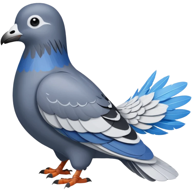 pigeon with Roblox logo emoji