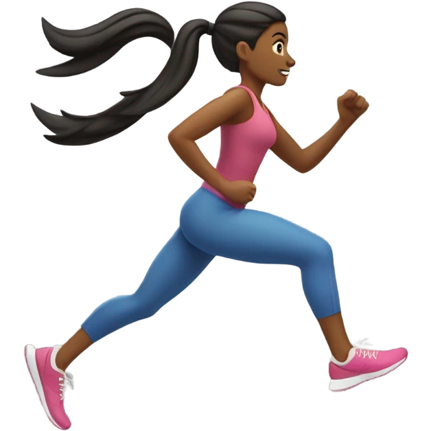 female jogger emoji