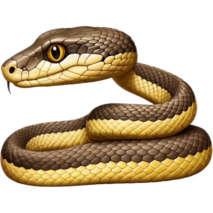 Side eye of a beautiful desert snake emoji