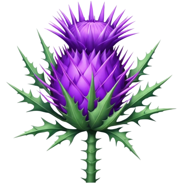 um emoji de cardo a flor emoji