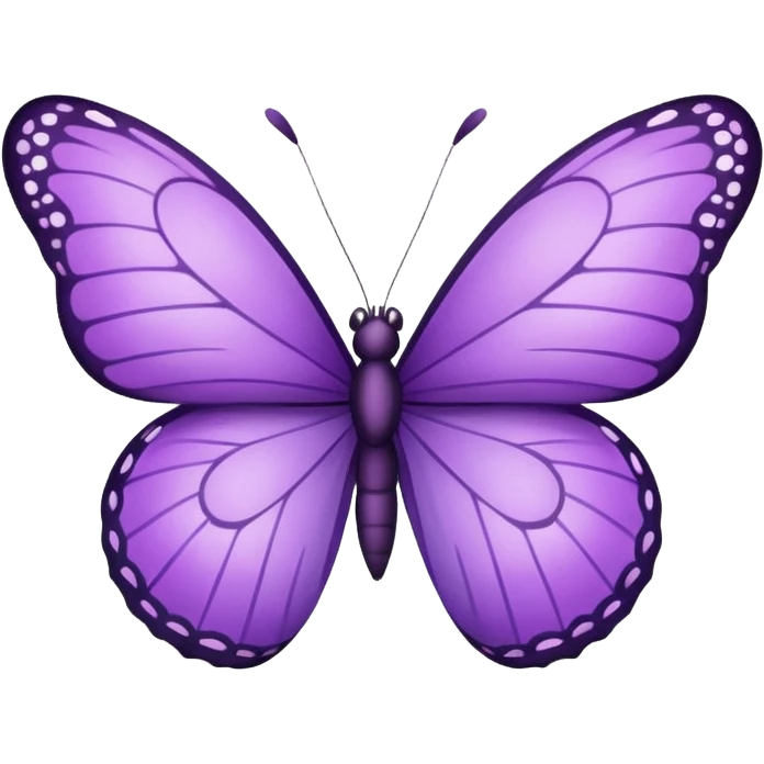 Small purple butterfly  emoji