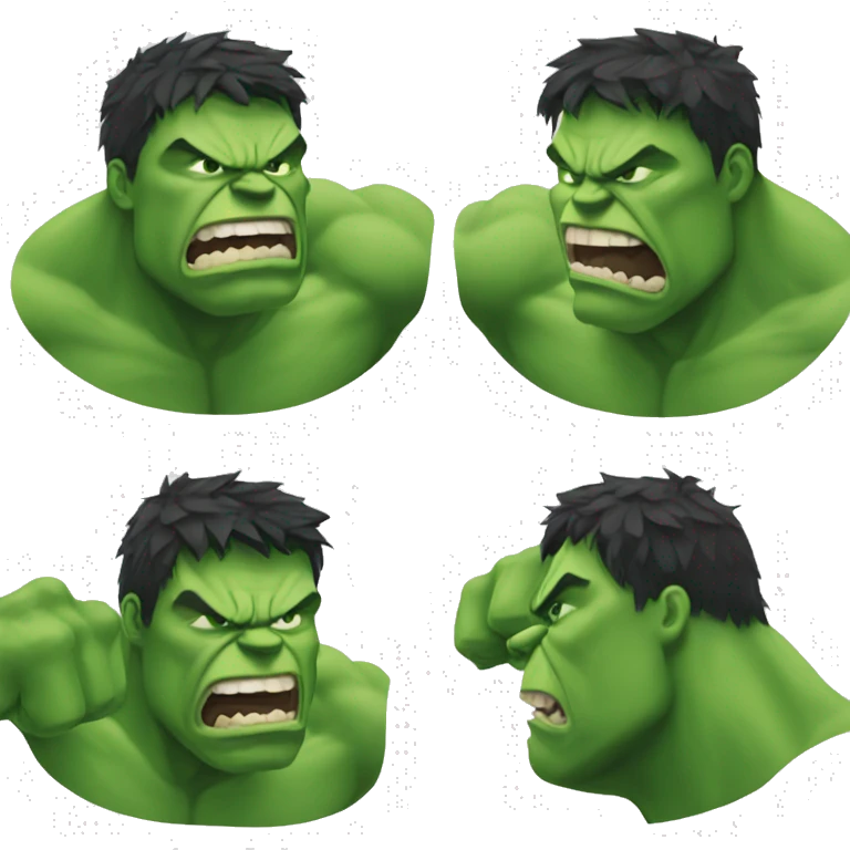 Hulk smash emoji