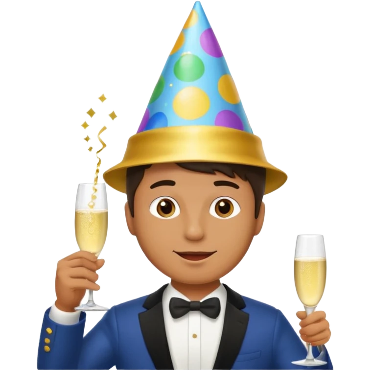 Hombre fiestero  emoji